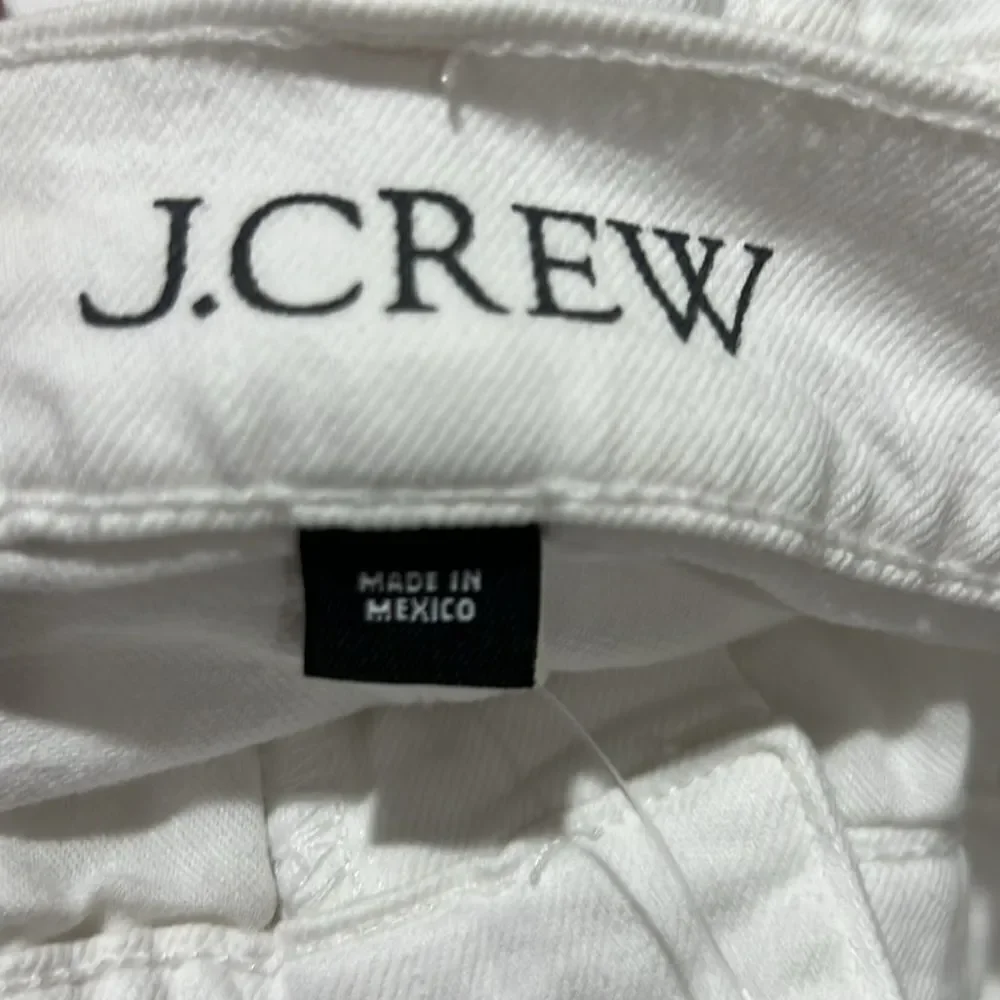 J. Crew BM338 Wide-leg denim trouser in white size 32 NWT